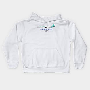 Airbus A321 - Air Seoul Kids Hoodie